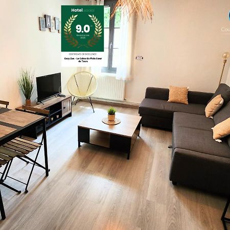 "Cozy Zen" 1 Grande Chambre - Calme - Arrivee Autonome - 6 Pers - Parking Gratuit Tours Exteriör bild