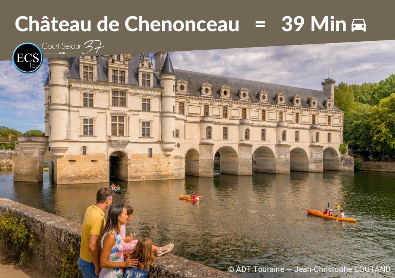 "Cozy Zen" 1 Grande Chambre - Calme - Arrivee Autonome - 6 Pers - Parking Gratuit Tours Exteriör bild