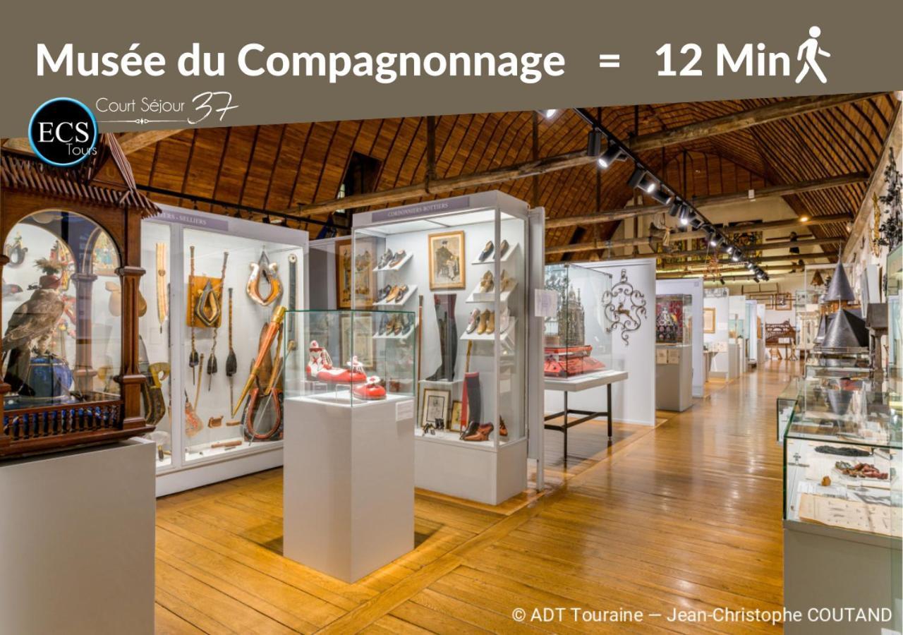 "Cozy Zen" 1 Grande Chambre - Calme - Arrivee Autonome - 6 Pers - Parking Gratuit Tours Exteriör bild