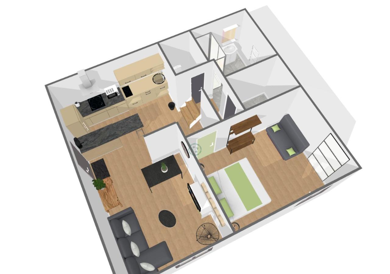 "Cozy Zen" 1 Grande Chambre - Calme - Arrivee Autonome - 6 Pers - Parking Gratuit Tours Exteriör bild